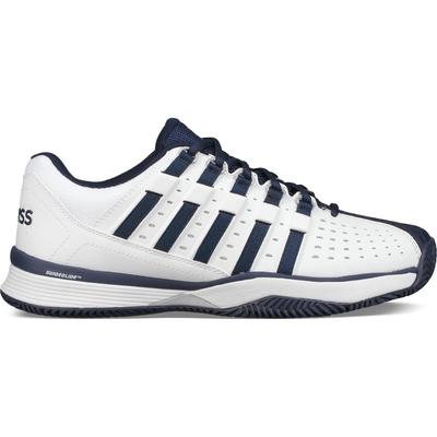 K-Swiss Mens Hypermatch HB Tennis Shoes - White/Navy/Silver