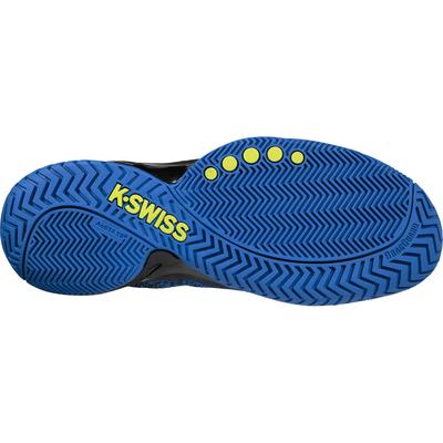 K-Swiss Mens Knitshot Tennis Shoes - Black/Strong Blue - main image