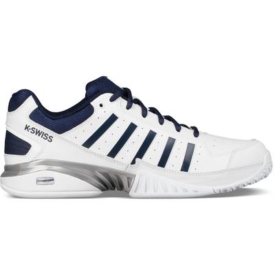 K-Swiss Mens Receiver IV Omni Tennis Shoes - White/Navy