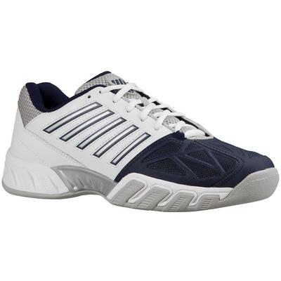 K-Swiss Mens Bigshot Light 3.0 Carpet Tennis Shoes - White/Navy - main image