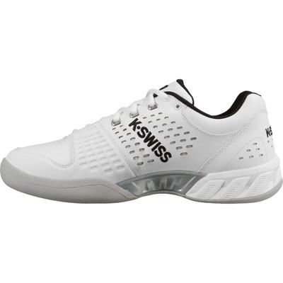 K-Swiss Mens Bigshot Light LTR Carpet Tennis Shoes - White/Black/Silver