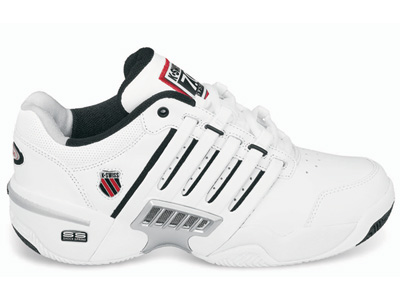 K-Swiss Stabilor Tennis Shoes - White/Black/True Red - main image