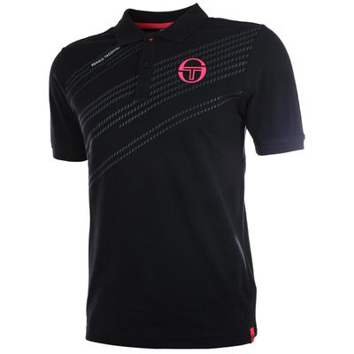 Sergio Tacchini Mens Alvyn Tennis Polo - Black - main image