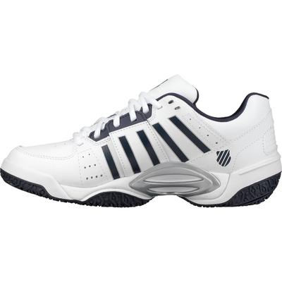 K-Swiss Mens Accomplish III Omni Tennis Shoes - White/Navy