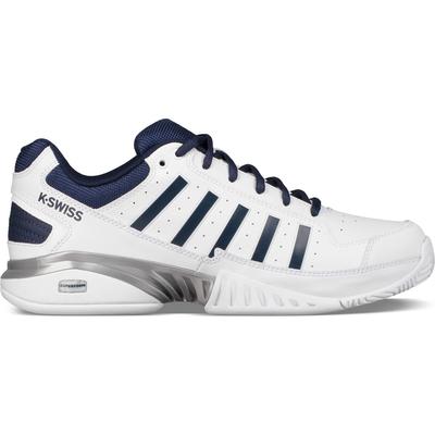 K-Swiss Mens Receiver IV Tennis Shoes - White/Navy - main image