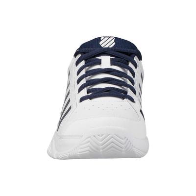 K-Swiss Mens Receiver IV Tennis Shoes - White/Navy - main image
