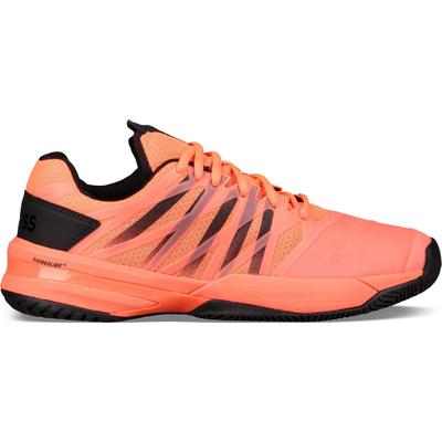 K-Swiss Mens Ultrashot Tennis Shoes - Neon Blaze/Black