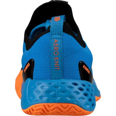 K-Swiss Mens Aero Knit Tennis Shoes - Brilliant Blue/Neon Orange - main image