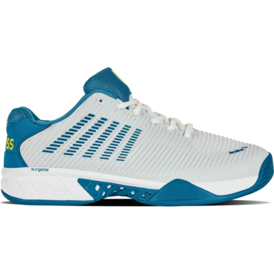 K-Swiss Mens Hypercourt Express 2 Tennis Shoes - Brilliant White/Celestial/Evening Primrose - main image