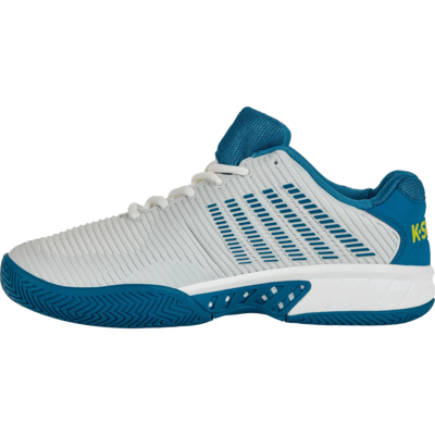 K-Swiss Mens Hypercourt Express 2 Tennis Shoes - Brilliant White/Celestial/Evening Primrose - main image
