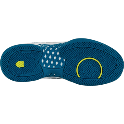 K-Swiss Mens Hypercourt Express 2 Tennis Shoes - Brilliant White/Celestial/Evening Primrose - main image