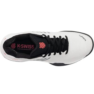 K-Swiss Mens Hypercourt Express 2 Tennis Shoes - White/Black/Red - main image