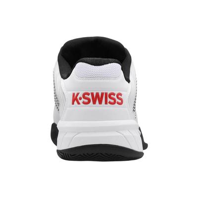K-Swiss Mens Hypercourt Express 2 Tennis Shoes - White/Black/Red