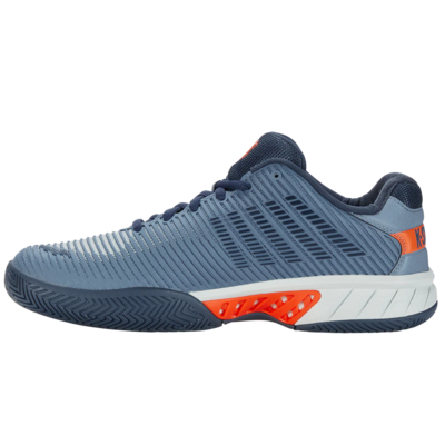K-Swiss Mens Hypercourt Express 2 Tennis Shoes - Windward Blue/Scarlet Ibis - main image