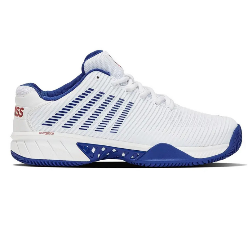 K-Swiss Mens Hypercourt Express 2 HB Tennis Shoes - White/Blue - main image