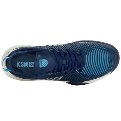 K-Swiss Mens Hypercourt Supreme Tennis Shoes - Blue Opal/Lollipop