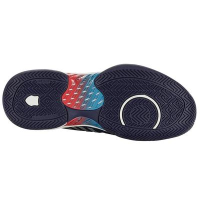 K-Swiss Mens Hypercourt Supreme Tennis Shoes - Blue Opal/Lollipop