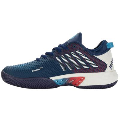 K-Swiss Mens Hypercourt Supreme Tennis Shoes - Blue Opal/Lollipop
