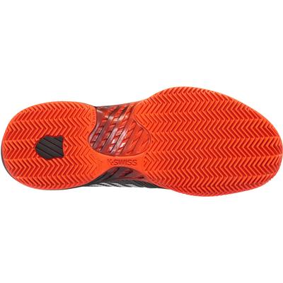 K-Swiss Mens Hypercourt Supreme HB Tennis Shoes - Jet Black/Spicy Orange - main image