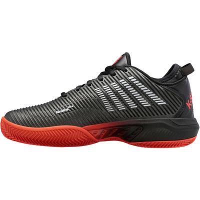 K-Swiss Mens Hypercourt Supreme HB Tennis Shoes - Jet Black/Spicy Orange - main image