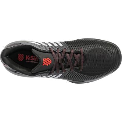 K-Swiss Mens Express Light 2 Tennis Shoes - Jet Black/Steel Grey