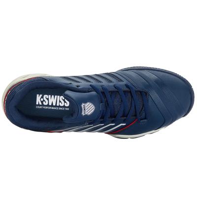 K-Swiss Mens Bigshot Light 4 Tennis Shoes - Blue Opal/Lollipop