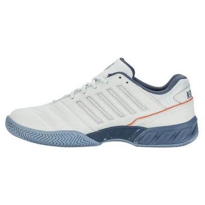 K-Swiss Mens Bigshot Light 4 Tennis Shoes - White/Light Blue - main image