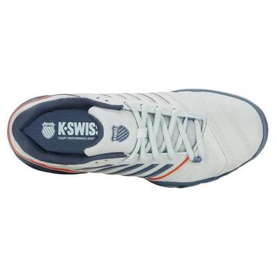 K-Swiss Mens Bigshot Light 4 Tennis Shoes - White/Light Blue - main image