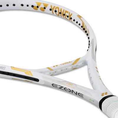 Yonex EZONE 100L Limited Edition Tennis Racket - White/Gold [Frame Only] - main image