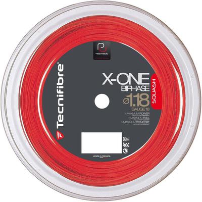 Tecnifibre X-One Biphase 1.18mm 200m Squash String Reel - Red - main image