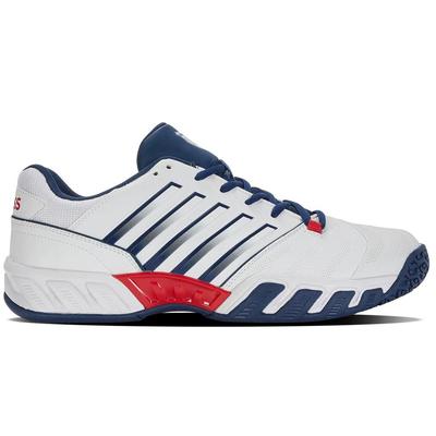 K-Swiss Mens Bigshot Light 4 Omni Tennis Shoes - White/Blue Opal - main image