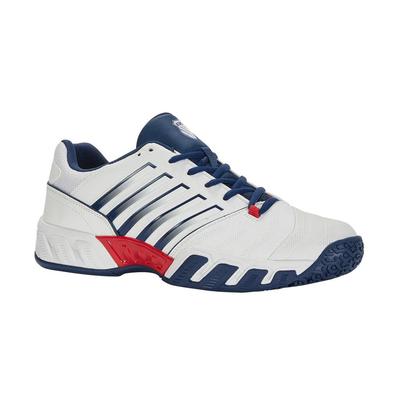 K-Swiss Mens Bigshot Light 4 Omni Tennis Shoes - White/Blue Opal - main image
