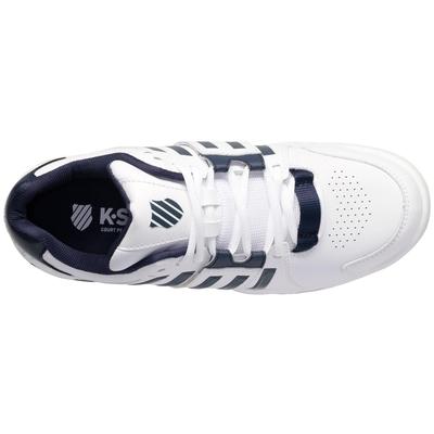 K-Swiss Mens Accomplish IV Tennis Shoes - White/Navy - main image