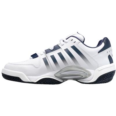 K-Swiss Mens Accomplish IV Tennis Shoes - White/Navy - main image