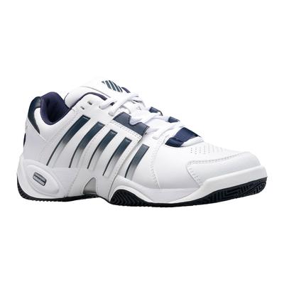 K-Swiss Mens Accomplish IV Tennis Shoes - White/Navy - main image