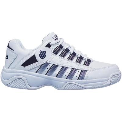 K-Swiss Mens Court Prestir Tennis Shoes - White/Navy - main image