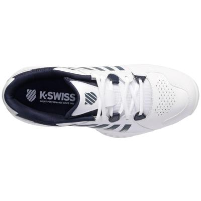 K-Swiss Mens Receiver V Omni Tennis Shoes - White/Navy