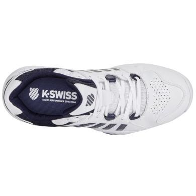 K-Swiss Mens Receiver V Carpet Tennis Shoes - White/Navy