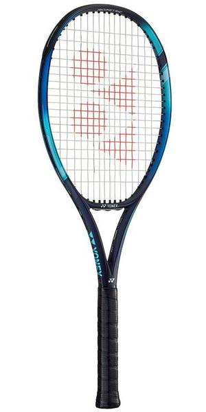 Yonex EZONE 100 Plus Tennis Racket (2022) - Sky Blue [Frame Only] - main image