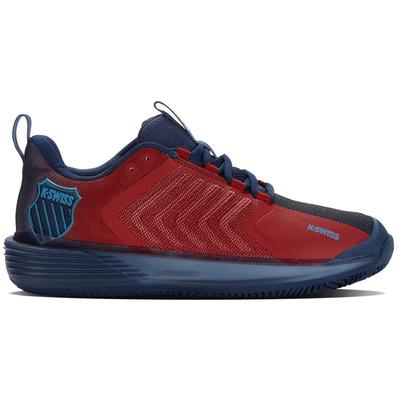 K-Swiss Mens Ultrashot 3 HB Tennis Shoes - Lollipop/Blue Opal - main image