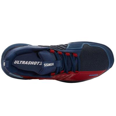K-Swiss Mens Ultrashot 3 HB Tennis Shoes - Lollipop/Blue Opal