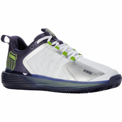K-Swiss Mens Ultrashot 3 HB Tennis Shoes - White/Lime - main image