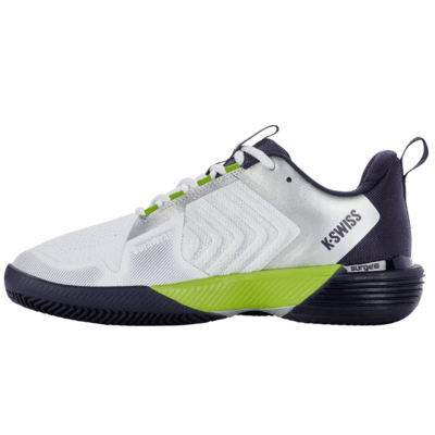 K-Swiss Mens Ultrashot 3 HB Tennis Shoes - White/Lime - main image