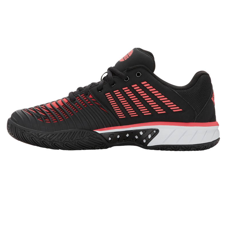 K-Swiss Mens Express Light 3 Padel Shoes - Black/Micro Chip/ Neon Lava - main image