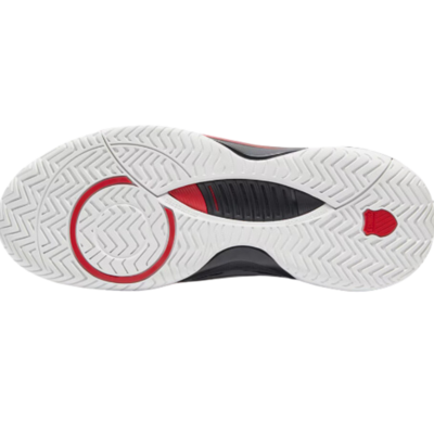 K-Swiss Mens Hypercourt Supreme 2 Tennis Shoes - White/Limo/Red - main image