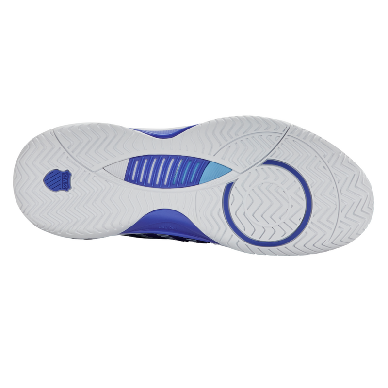 K-Swiss Mens Hypercourt Supreme 2 Tennis Shoes - White/Dazzling Blue/Baltic Sea - main image