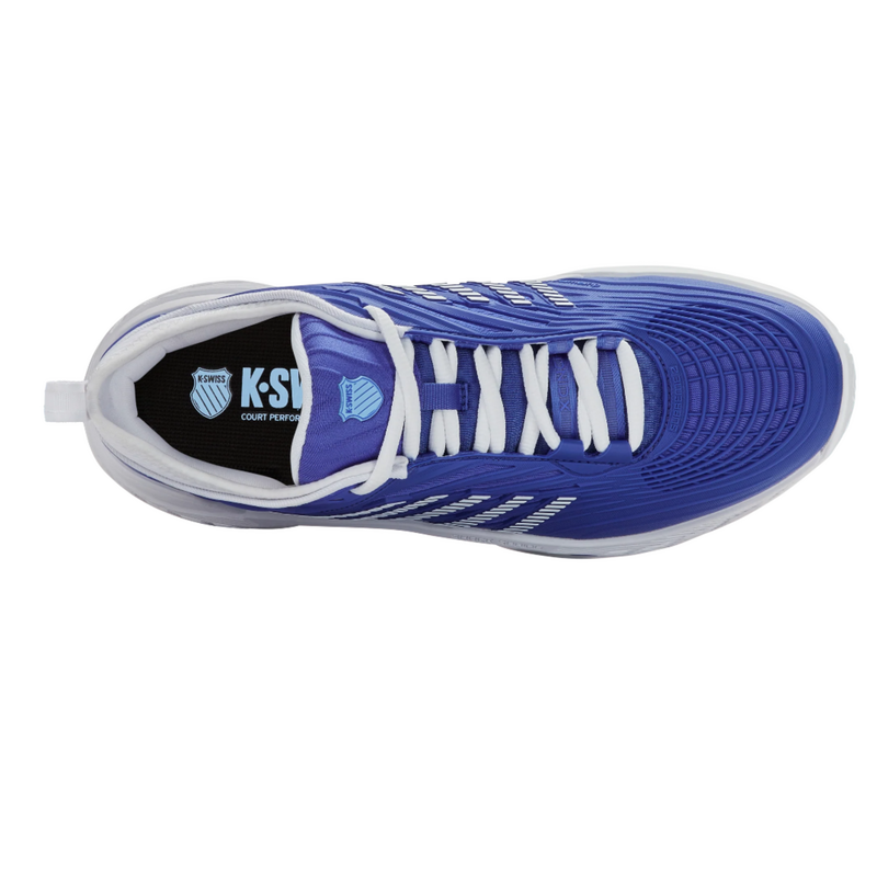 K-Swiss Mens Hypercourt Supreme 2 Tennis Shoes - White/Dazzling Blue/Baltic Sea - main image