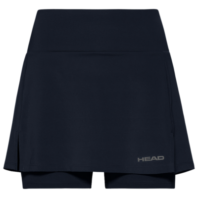 HEAD Womens Club Basic Skort Long - Dark Blue - main image
