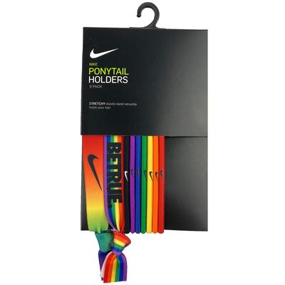 Nike Womens Ponytail Holders (Pack of 9) - Rainbow Mix