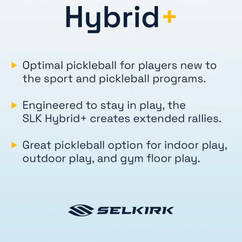Selkirk Hybrid + Pickleball Balls - Yellow - main image